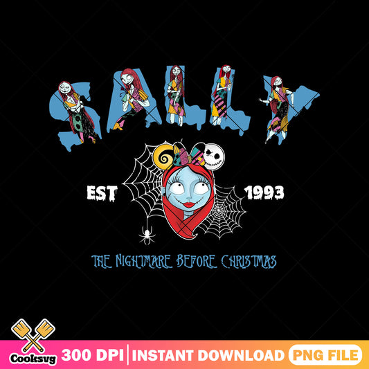 Sally stitched character png, disney head png, horror halloween png