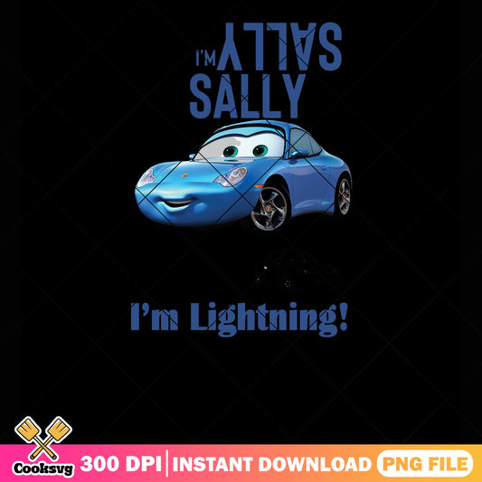 Sally the porsche png, Im Lightning png, Pixar movie png