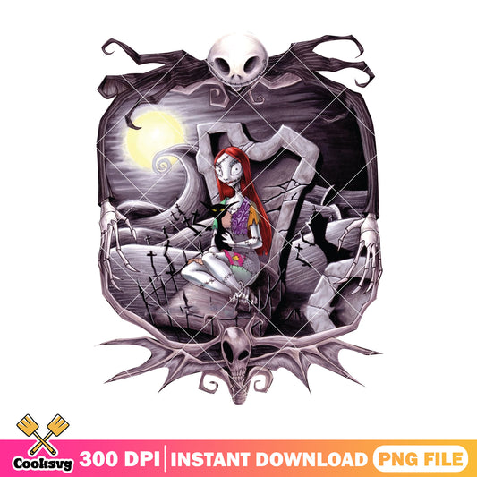 Sally with her cat png, halloween spirit png, sally cat png