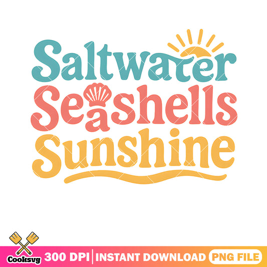 Saltwater seashells sunshine png, saltwater​ png, little miss sunshine​ png