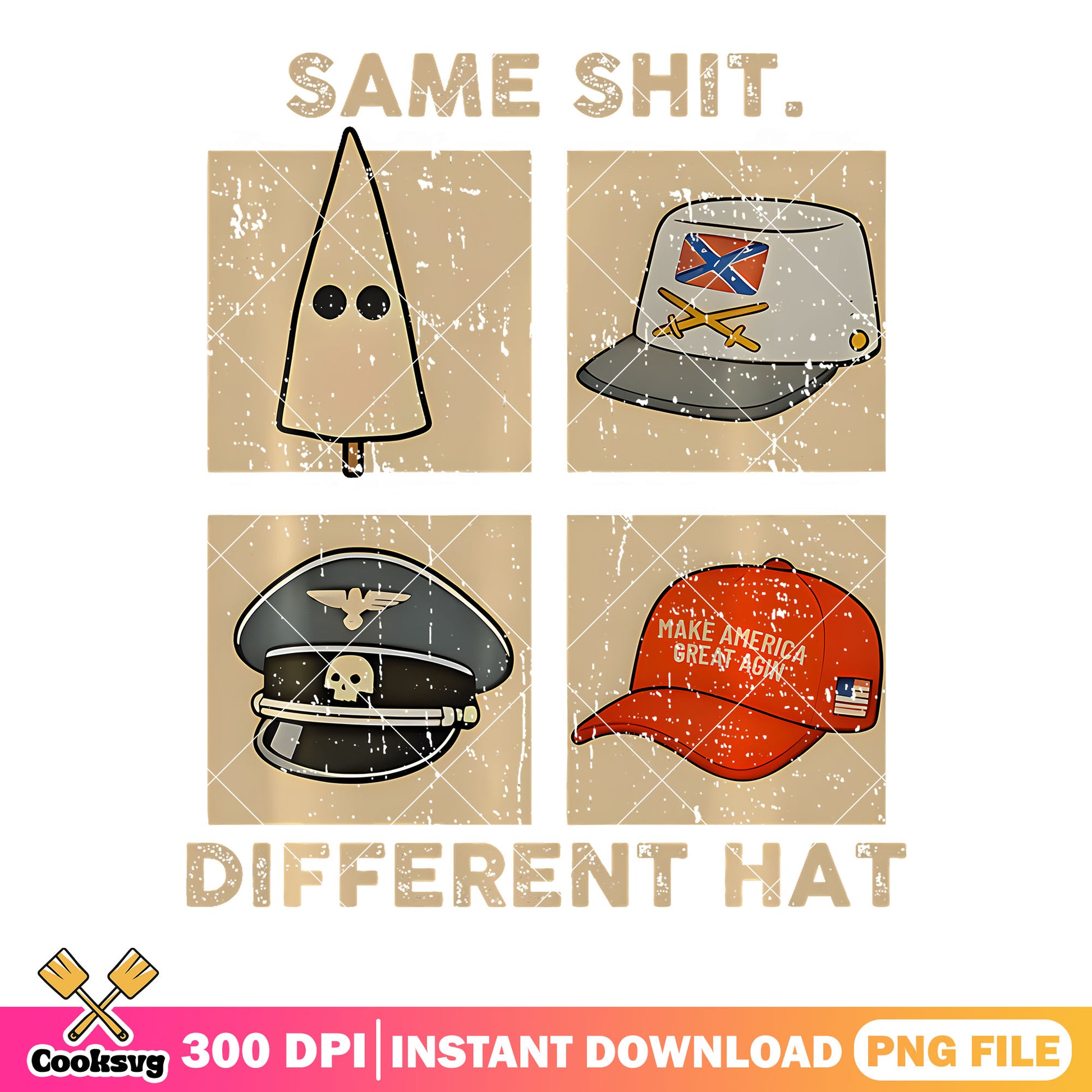 Same shit different hat png, vintage hats ​png, america png