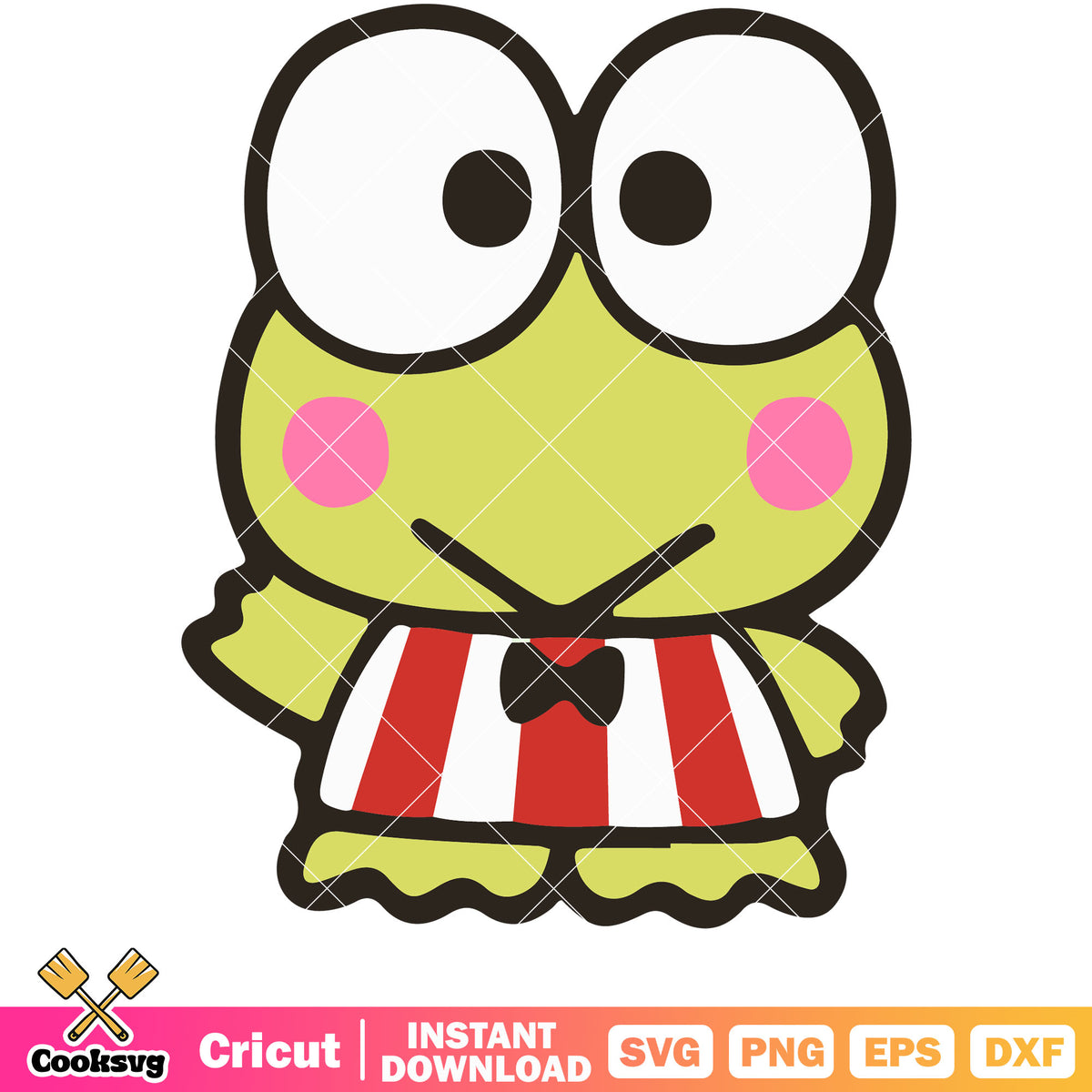 Sanrio Keroppi hello svg, sanrio cartoon svg, cute keroppi svg – Cooksvg