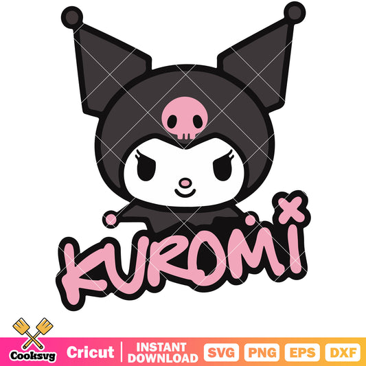Sanrio kuromi hello kitty svg, svg hello kitty, kuromi svg