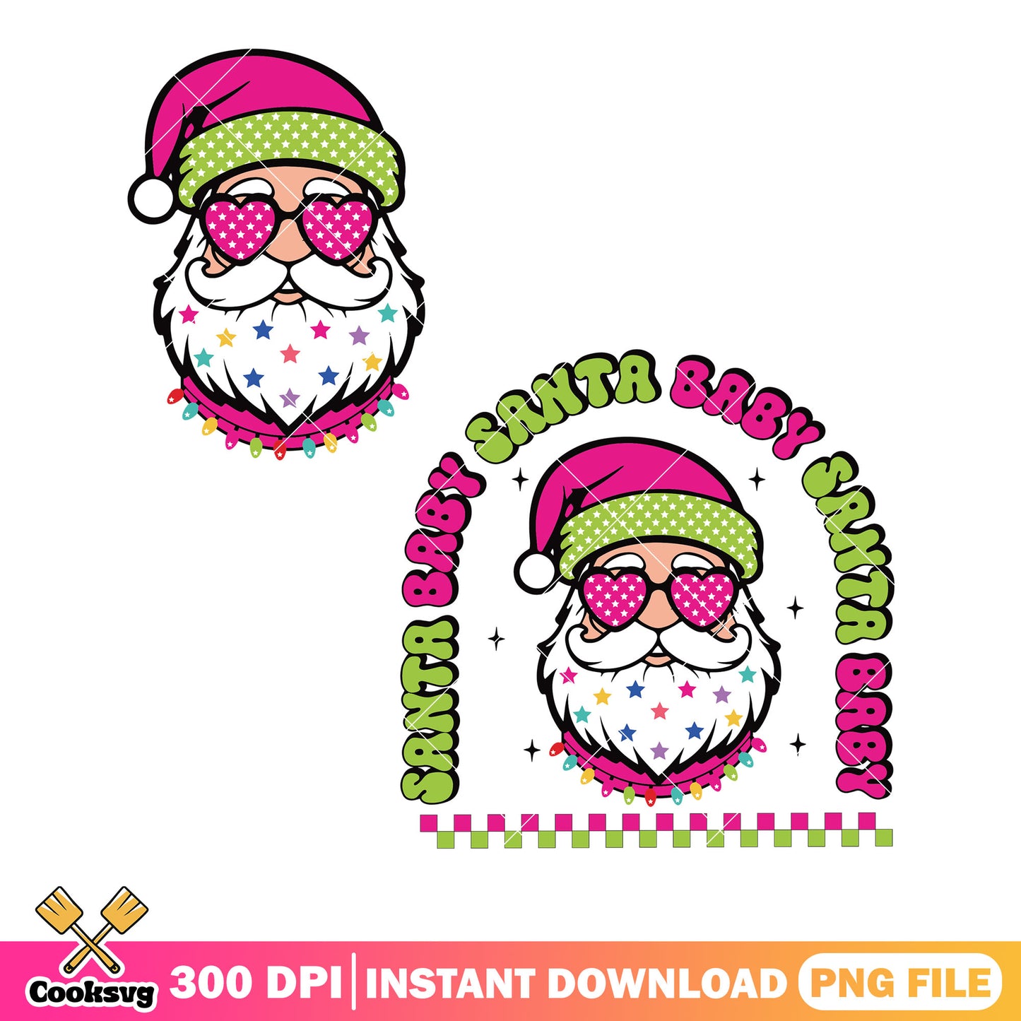 Santa baby my baby png, ​christmas gifts​ png, santa claus png