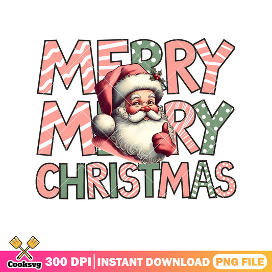 Santa claus head merry christmas png