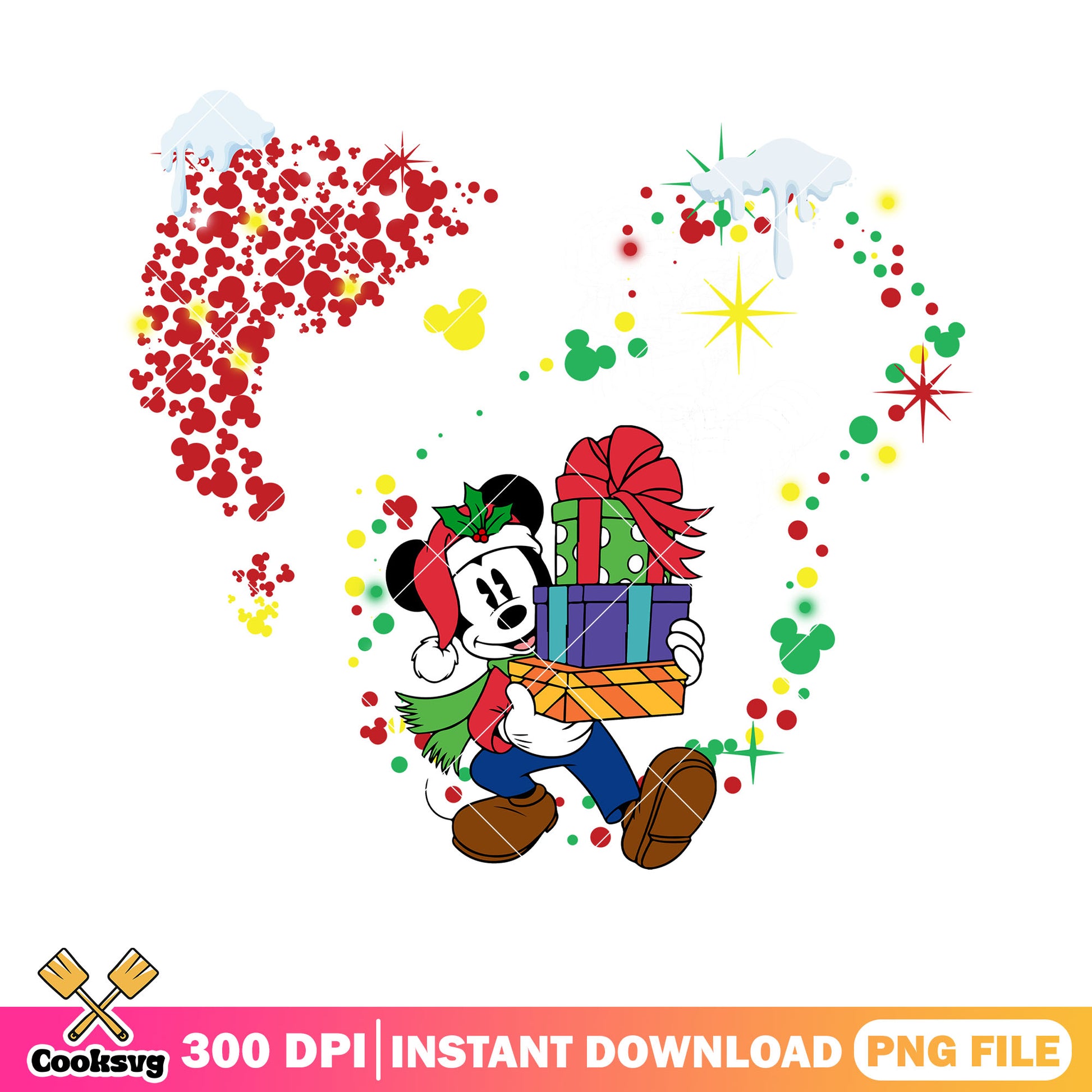 Santa mickey bring xmas png, mickey and friends png, mickey mouse png