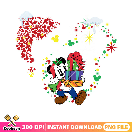 Santa mickey bring xmas png, mickey and friends png, mickey mouse png