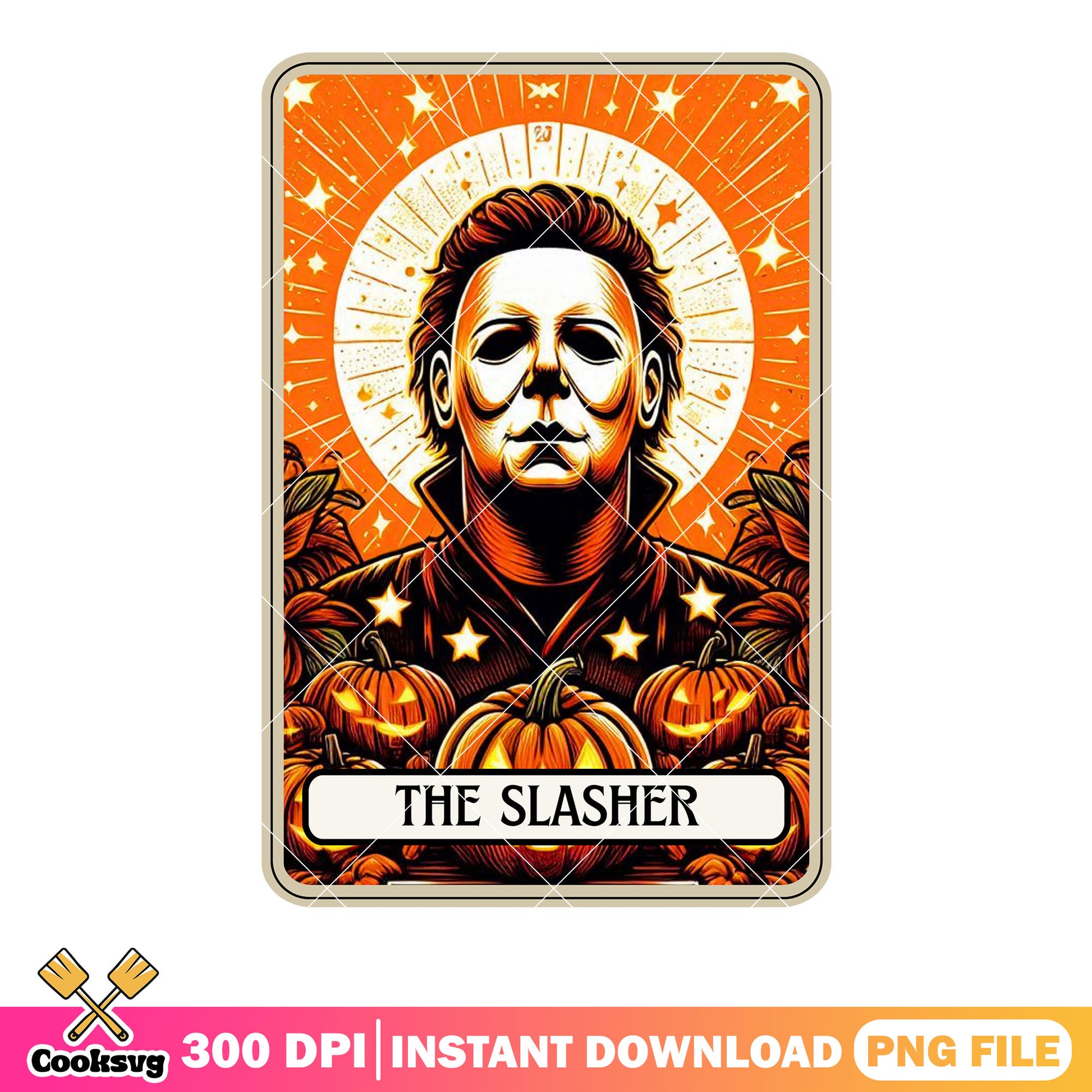 Scary Pumpkin garden png, michael myers png, jack o lantern png