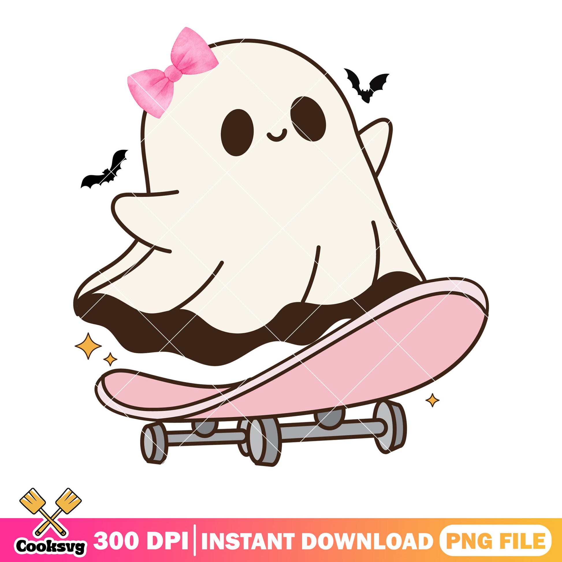 Scary bats skateboard png, yellow star png, scary night png