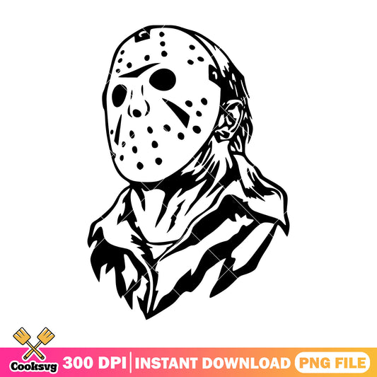 Scary drawings jason voorhees png, halloween characters png