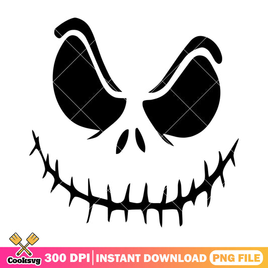 Scary face of jack png, this is halloween png, disney jack png
