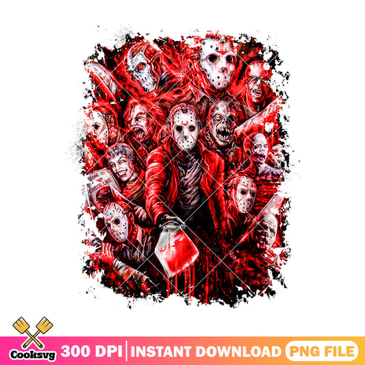 Scary halloween movie killers design png, halloween kills png