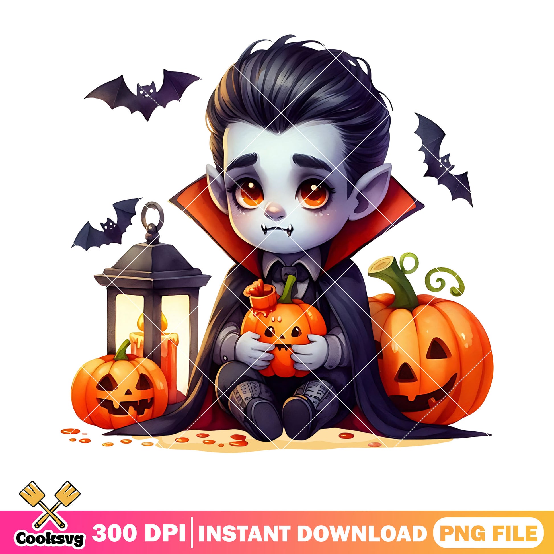 Scary pumpkin bats png, vampire costume png, disney halloween png