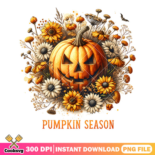 Scary pumpkin png, lovely sunflower png, halloween scary png