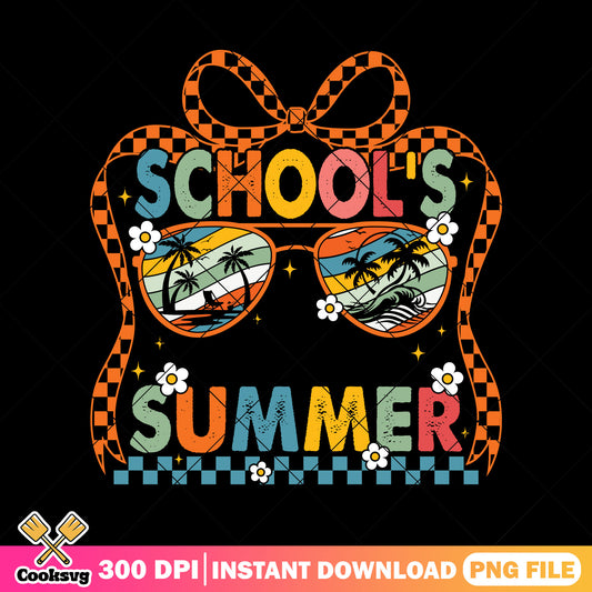 Schools out for summer png file, summer school​ png, schools out​ png