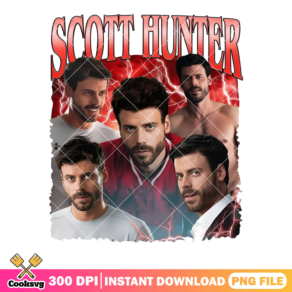 Scott red thunder shirt png, heated rivalry png, Scott hunter png – Cooksvg