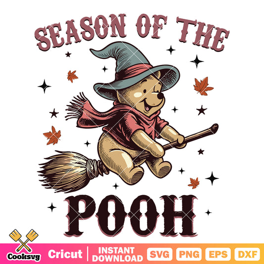 Season of pooh halloween svg, pooh halloween​ svg, halloween winnie pooh​ svg
