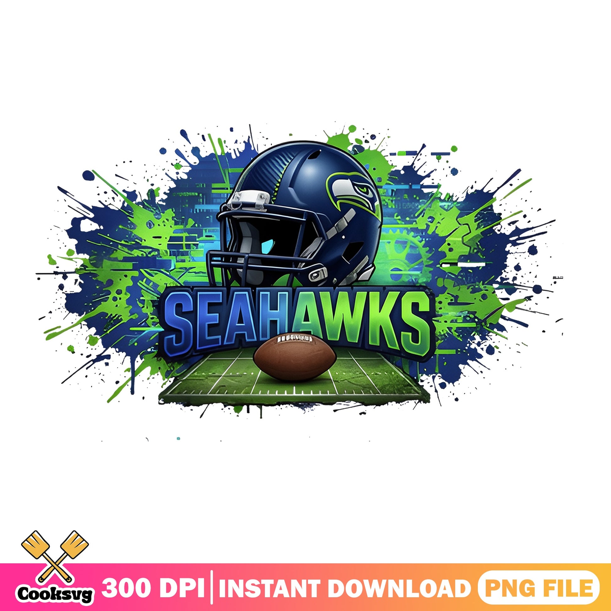 Seattle Seahawks PNG, NFL Football Team, Seahawks Fan PNG