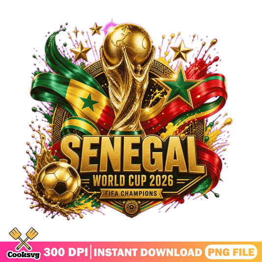 Senegal World Cup 2026 PNG, Fifa Champions Soccer PNG, Football PNG