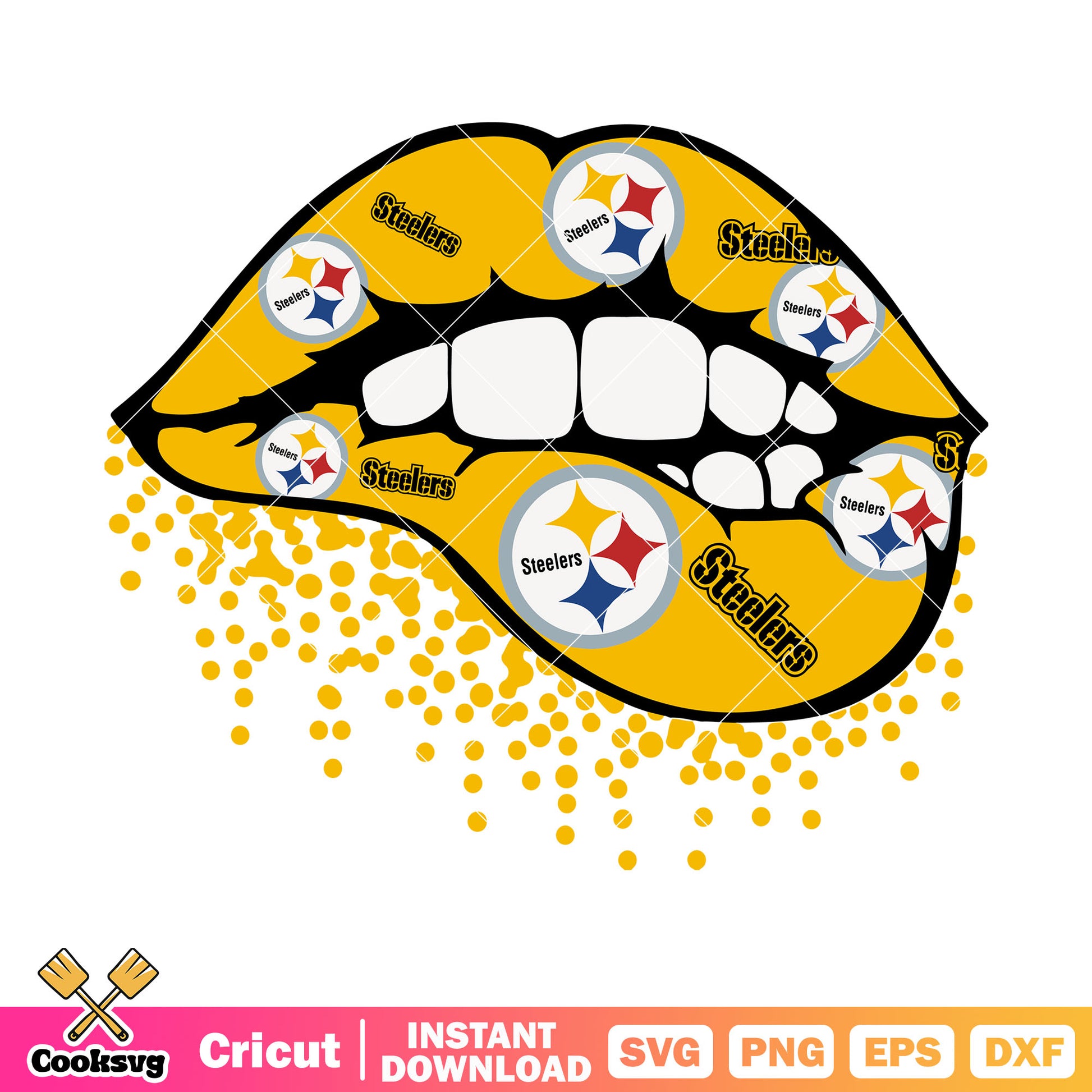 Sexy lip steelers svg, nfl football teams svg, pittsburgh svg