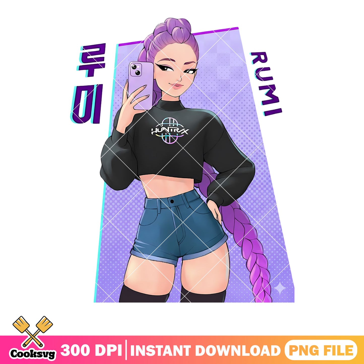 Sexy rumi huntrix png, huntrix movie png, demon hunters kpop png