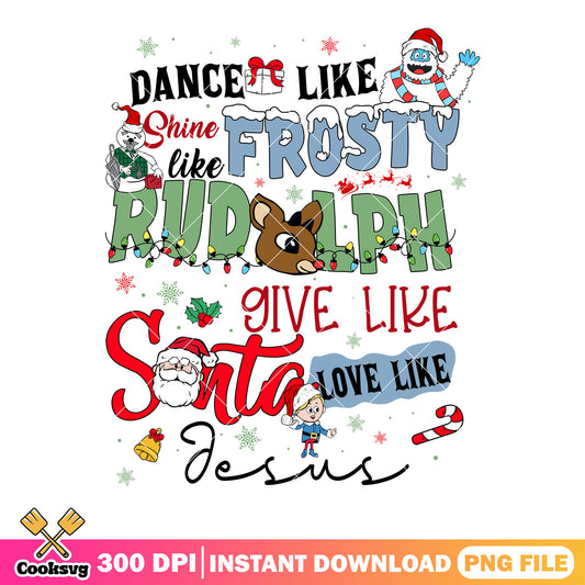 Shine like frosty ruldpoh png, christmas movies png, merry xmas png