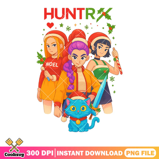 Shinny blue sword with derpy png, noel png, kpop demon hunters​ png