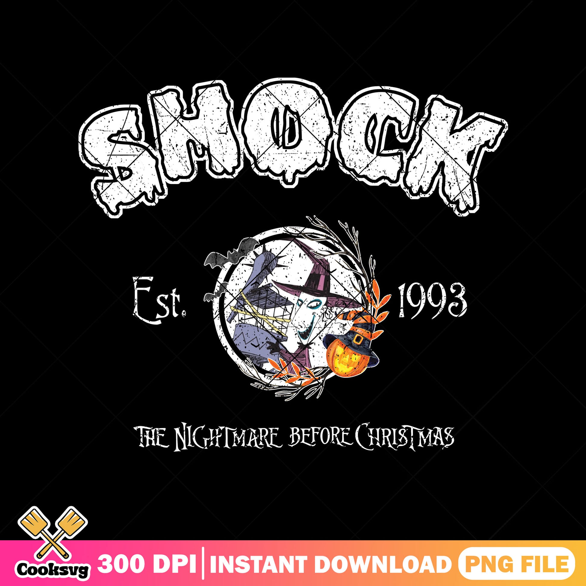 Shock est 1993 png, jack friends png, jack halloween png