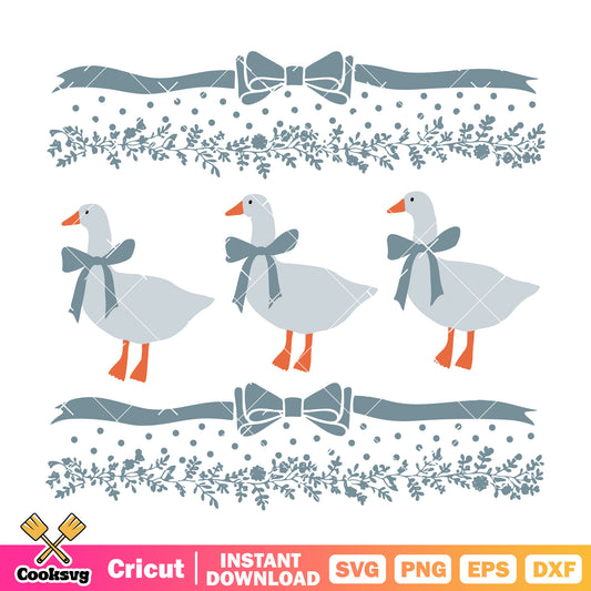 Silly goose and bow tie svg, silly goose svg, goose with bow tie​ svg