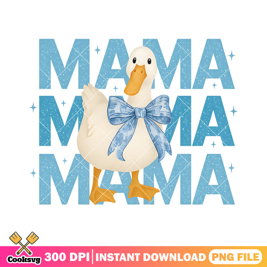 Silly goose bow tie mama png, silly goose png, mama goose club​ png