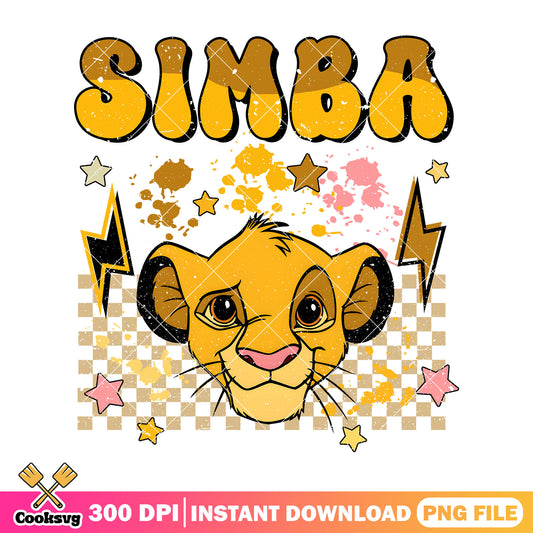 Simba disney head vibes png, disney lion king​ png, disney head png