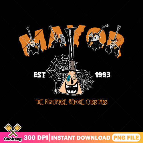 Sinister mayor design png, disney head png, halloween disney png