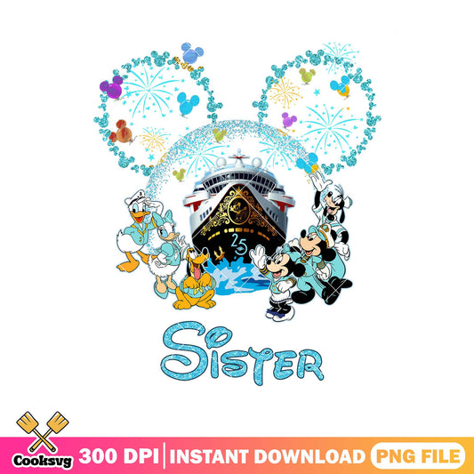 Sister disney land trip png, disney world png, disney springs png