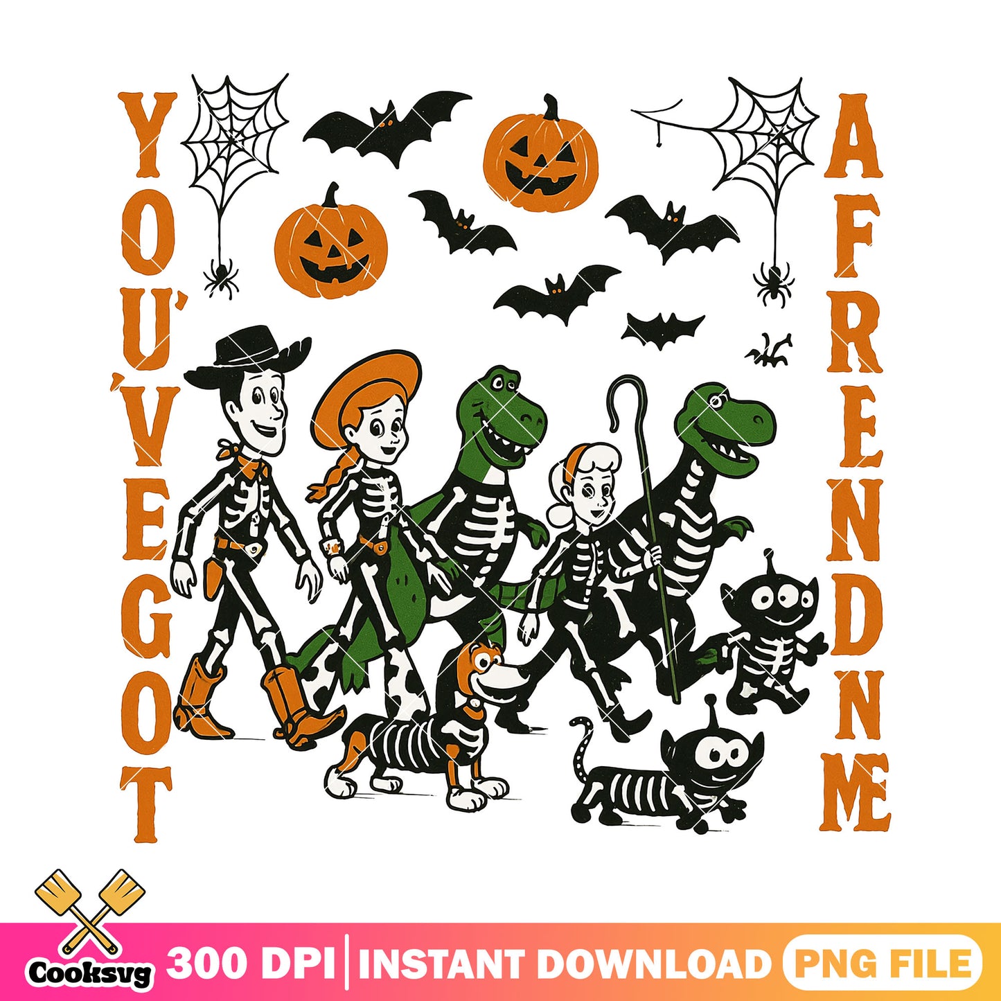 Skeleton costume disney png, disney green alien png, halloween day png