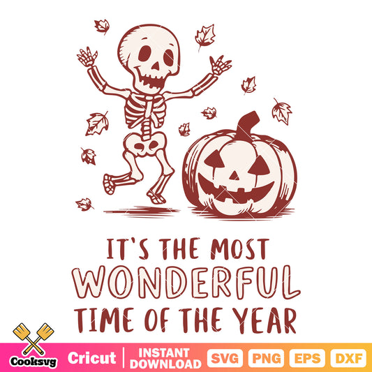 Skeleton pumpkin halloween svg, halloween time​ svg, halloween season svg