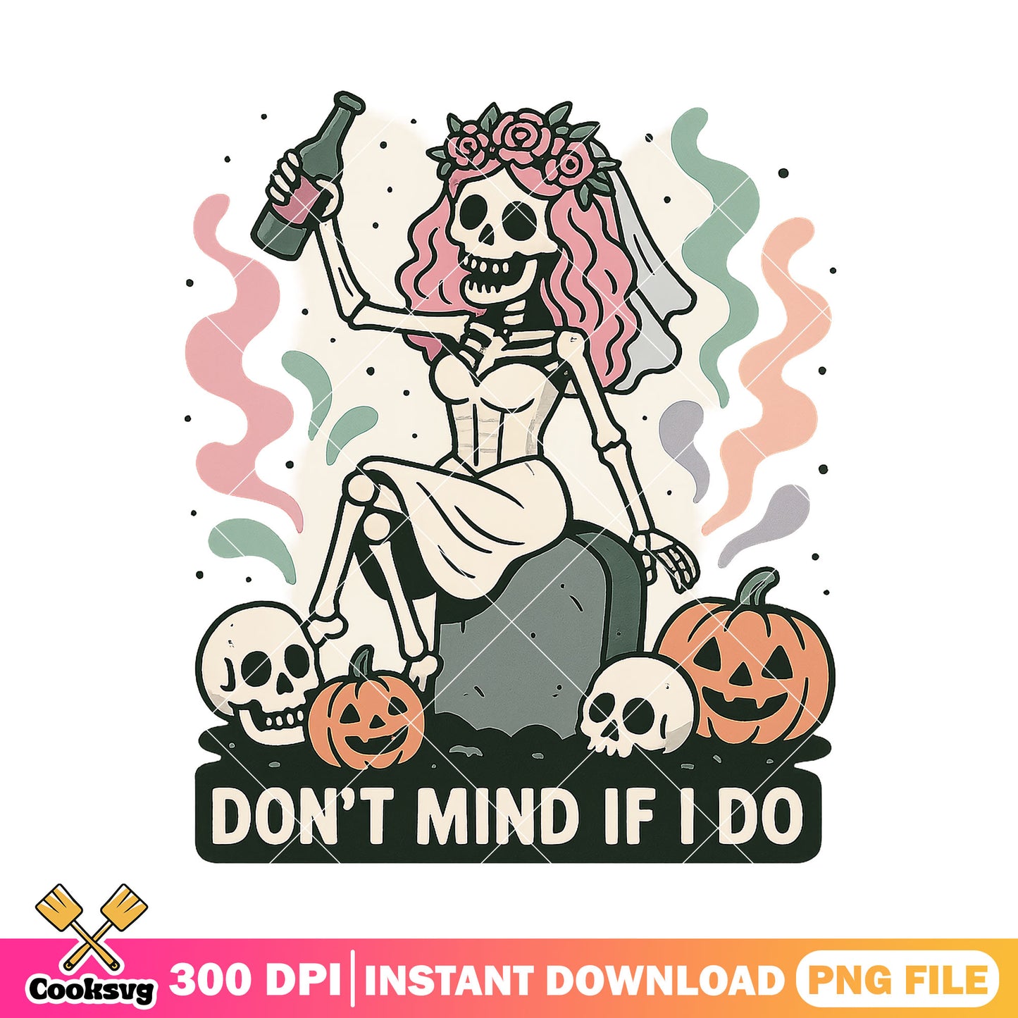Skeleton wedding cheers art png, bride art png, bride costumes png