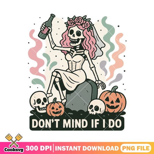 Skeleton wedding cheers art png, bride art png, bride costumes png