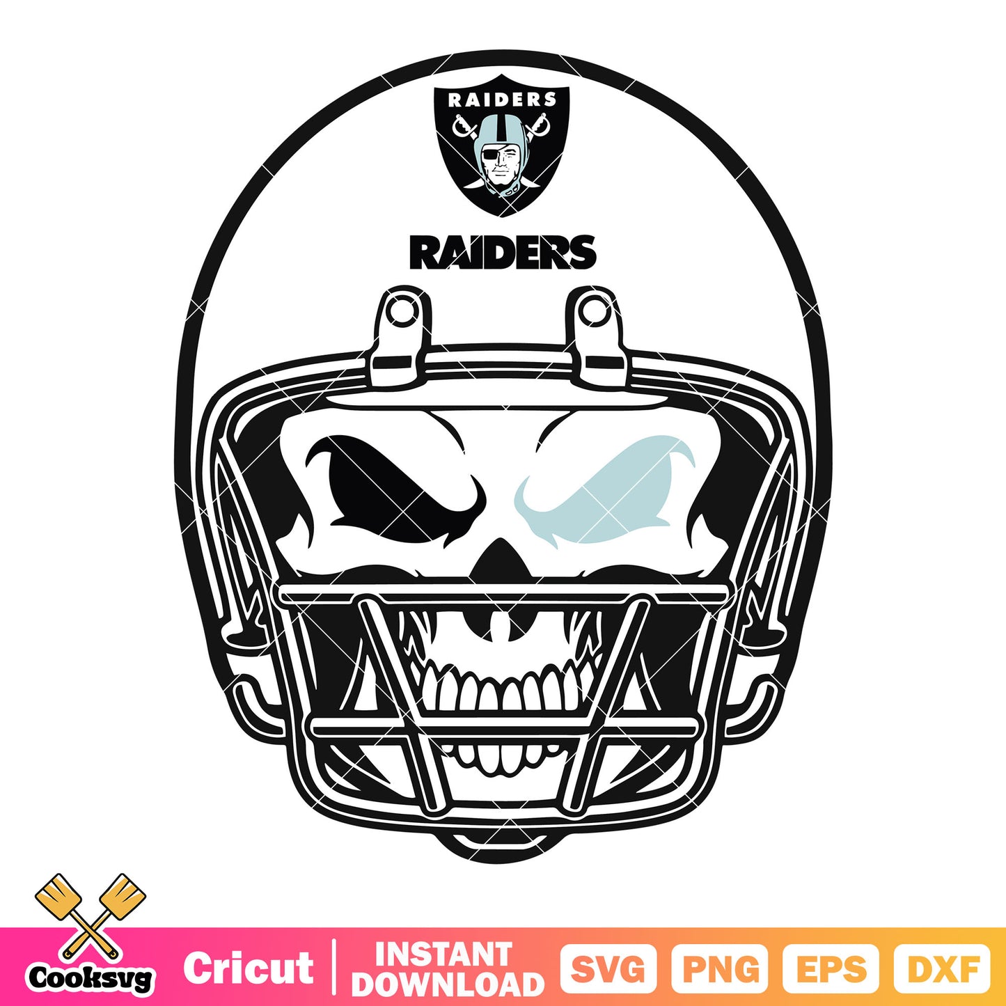 Skull grey eye captain svg, las vegas raiders svg, nfl helmets svg