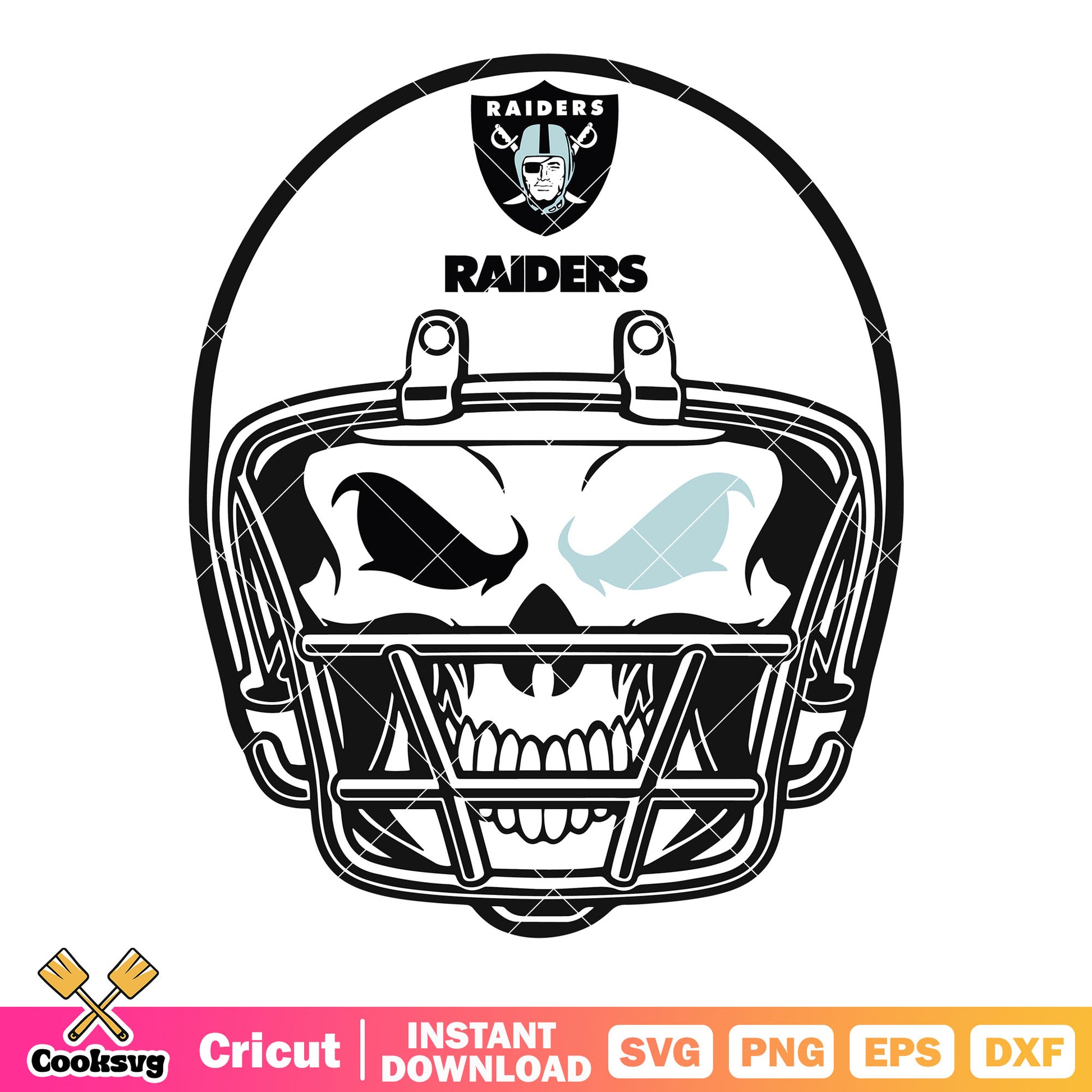 Skull grey eye captain svg, las vegas raiders svg, nfl helmets svg