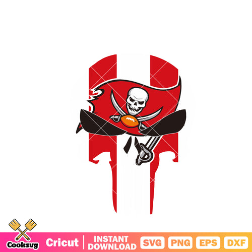 Skull starwar tampa bay svg, tampa bay buccaneers svg, NFL teams svg