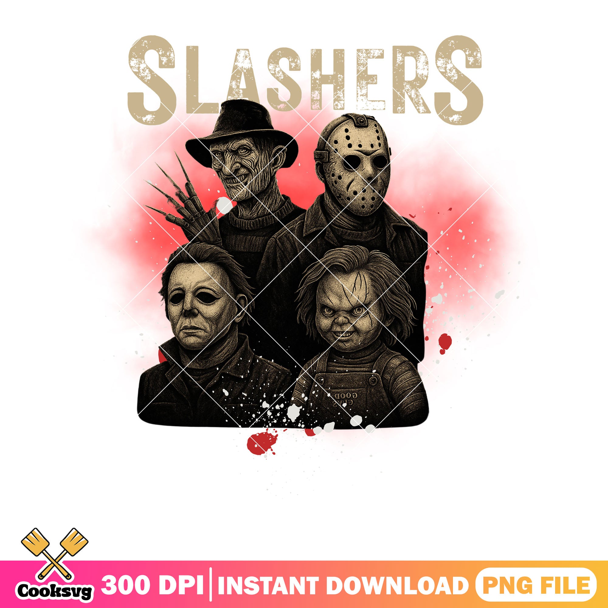 Slasher horror character png, jason voorheez png, chucky doll png – Cooksvg
