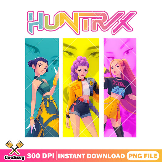Slay girl huntrix band png, kpop huntrix png, huntrix girl png