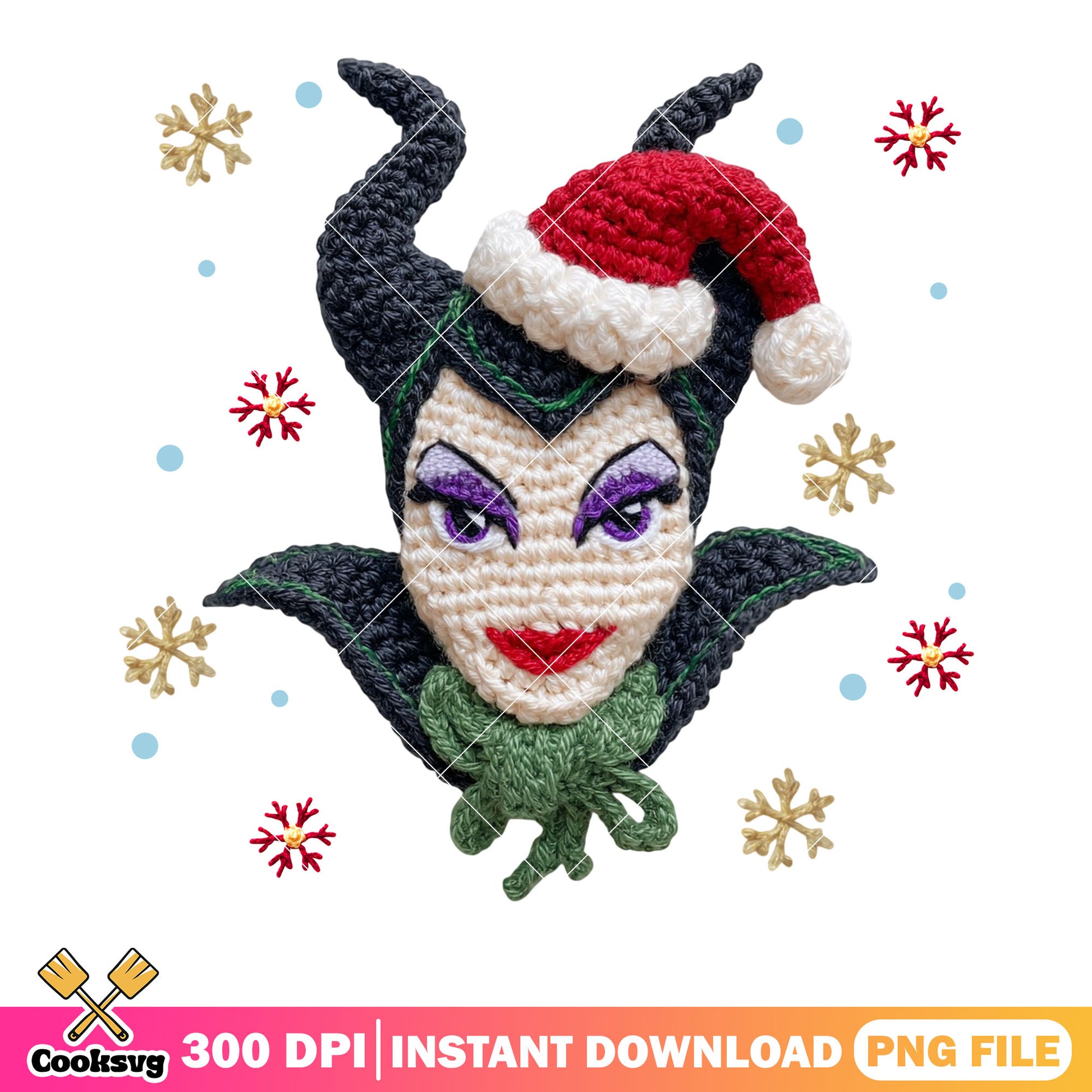 Sleeping beauty villant png, maleficant​ png, christmas gifts png