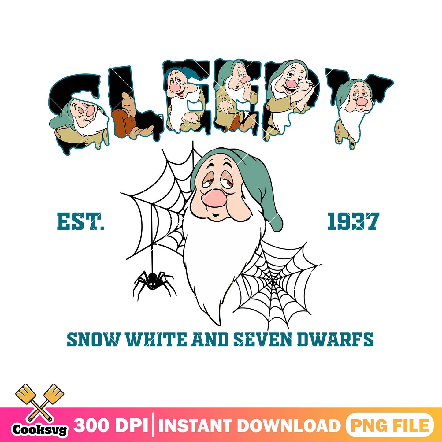 Sleepy est 1937 black png, sleepy dwarf​ png, disney movies png
