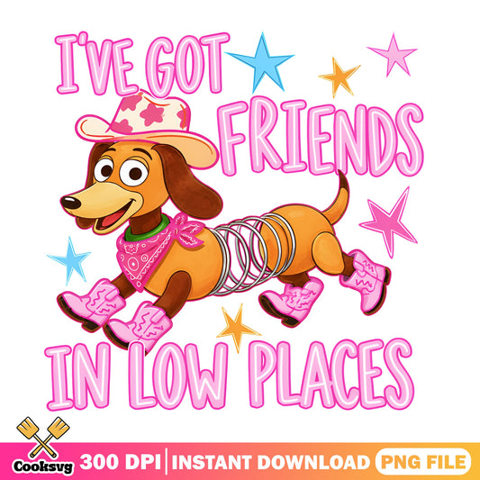 Slinky Dog Friends In Low Places PNG, Toy Story PNG, Disney PNG