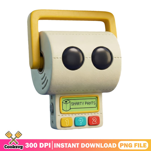 Smarty Pants Toilet Paper Robot PNG, South Park PNG, Funny Cartoon PNG