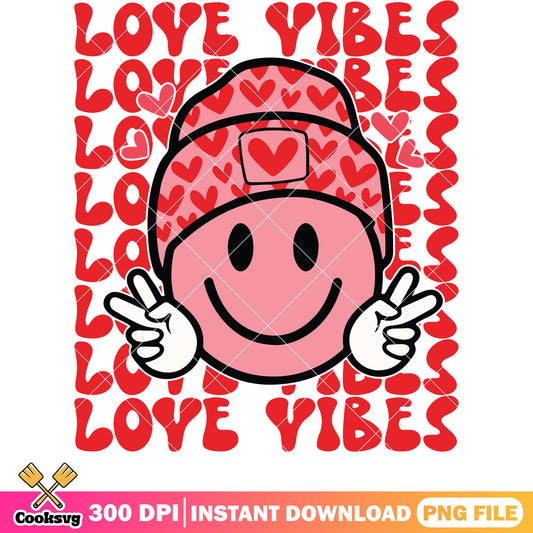 Smile icon love valentine vibes png, valentine vibes png