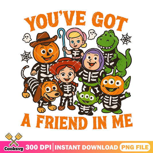 Smiling toys friends png, halloween cartoon png, chibi toys png