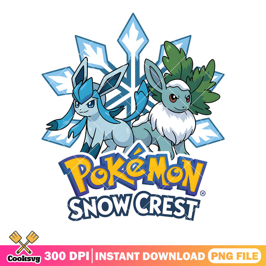 Snow type pokemon png, pokemon glaceon png, pokemon​ Leafeon png