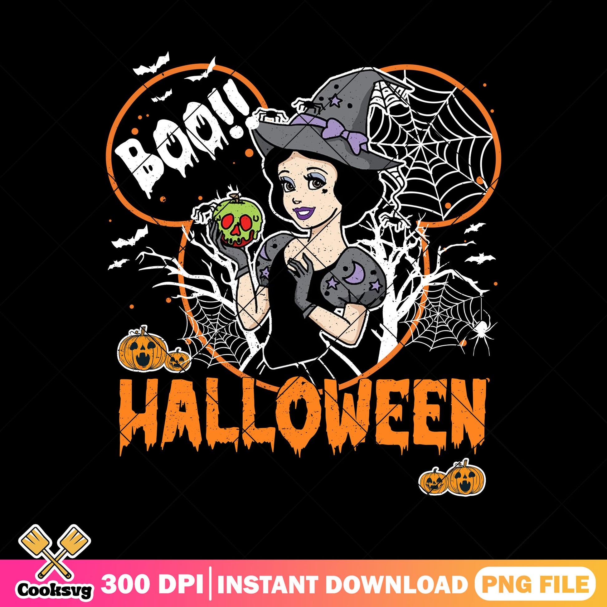 Snow white halloween png, disney princess png, halloween ideas png